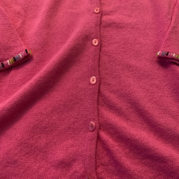 Design Options by Philip & Jane Gordon pink cardigan….EUC!! - Picture 8 of 8